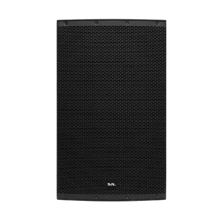 SAL PAP43BT professzionális hangdoboz, 38cm mélysugárzó, ma. 1200 W, aktív zenekari hangdoboz, Bluetooth, MP3, USB, SD, multimédia lejátszó, digitális kijelző