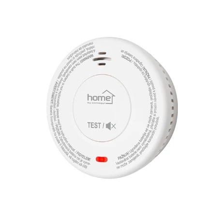 Home SMO10SMART optikai füstérzékelő, Tuya Smart és Smart Life kompatibilis, Wi-Fi kapcsolat, 10 év elem élettartam, 2400 mAh