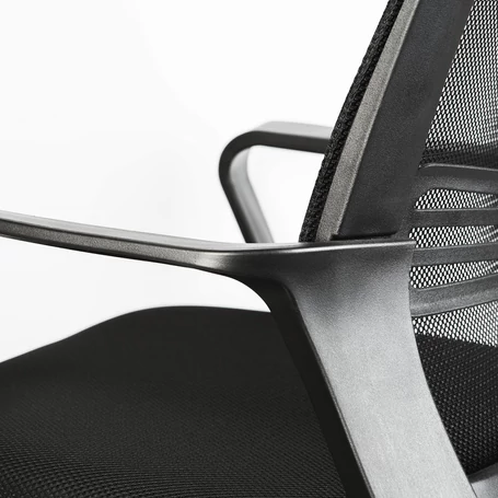 Irodai forgószék - fix karfával - fekete - 70 x 51 / 52 x 50 cm