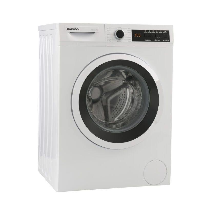 Daewoo mosógép 9 kg kapacitással, digitális kijelzővel, fehér, DWM-1209T2